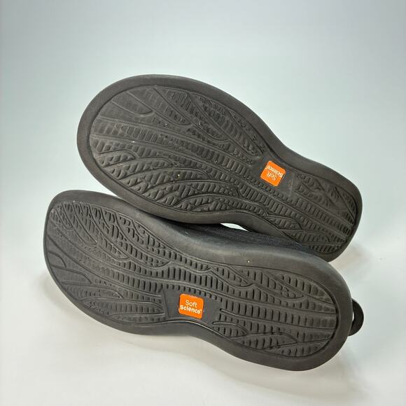 SoftScience Skiff 2.0 EVA Black Flip Flops Sandals Comfort Shoes Women's Size 7 - Picture 8 of 11
